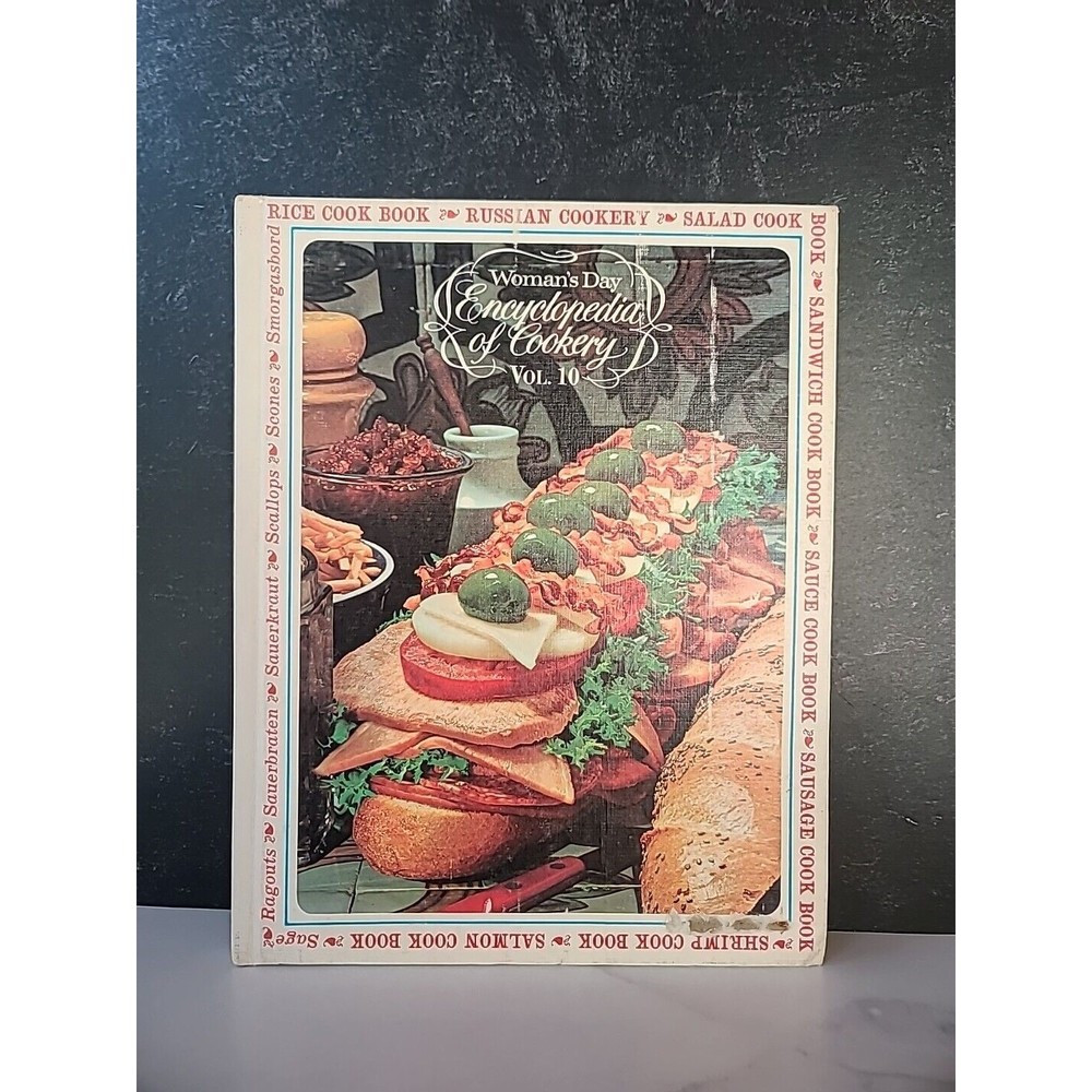 Vintage Woman's Day Encyclopedia of Cookery Volume 10 Recipe Cookbook 1970's